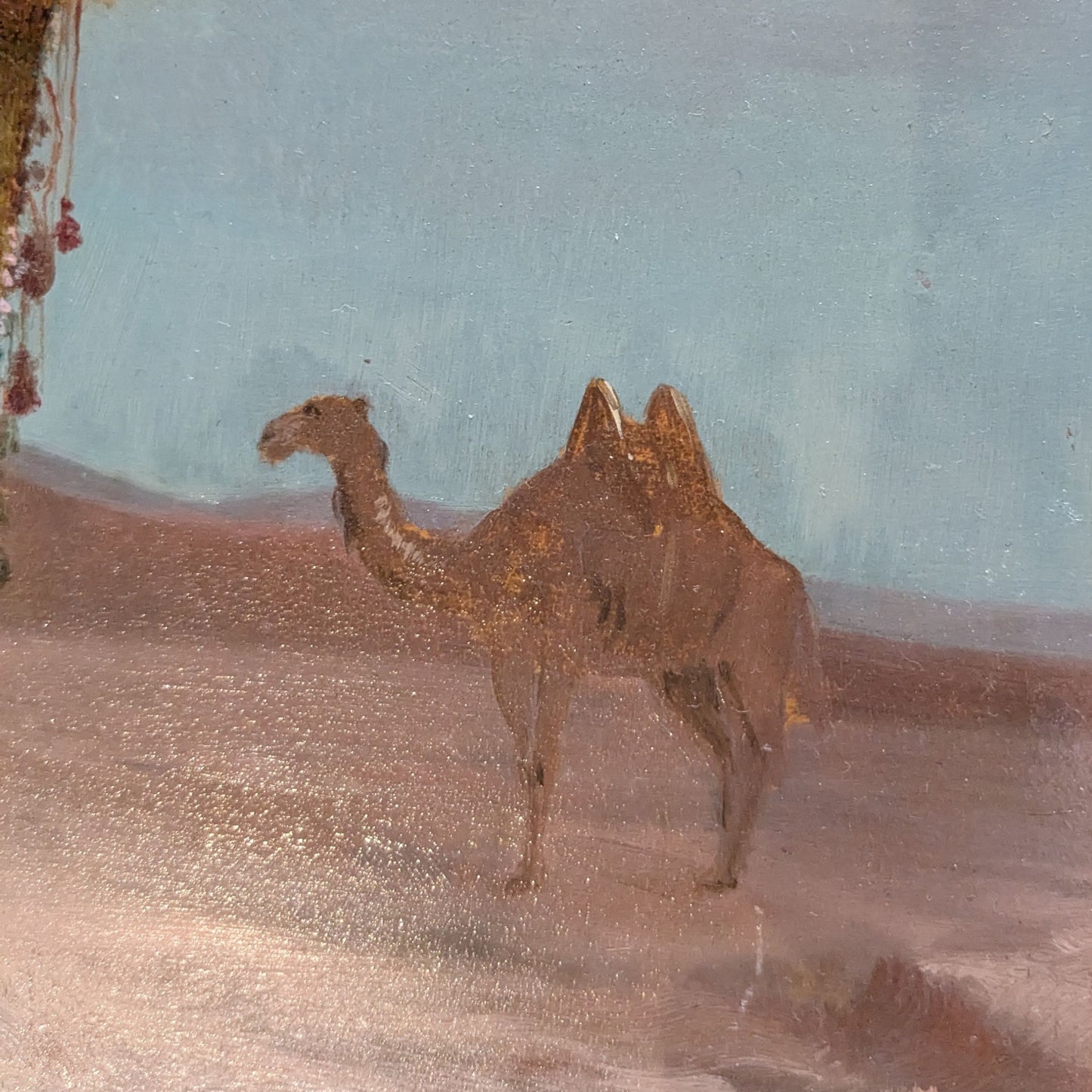 "Praying in the Desert" by Rudolph Ernst, 19th Century Oil on Panel, 12.75" x 9.25" image 8