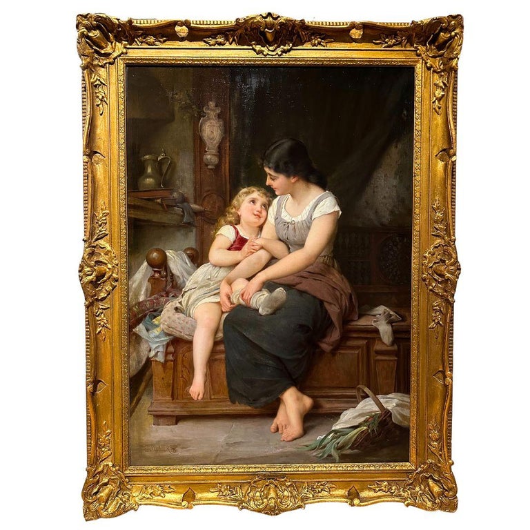 "Mom in Love"  - Emile Munier -Circa 1891 image 0