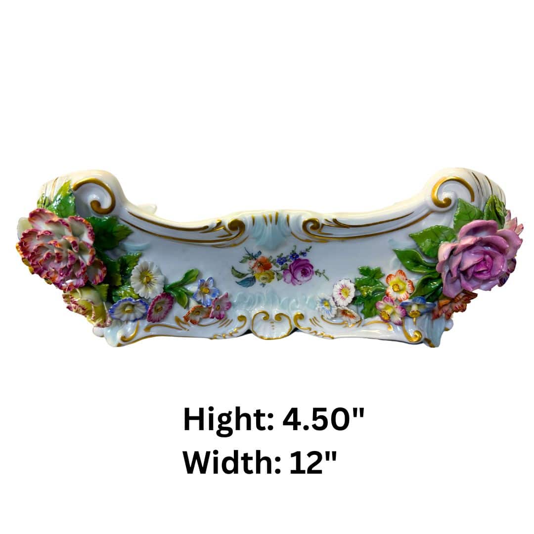 Dresden Antique porcelain Base 19th Century image 8