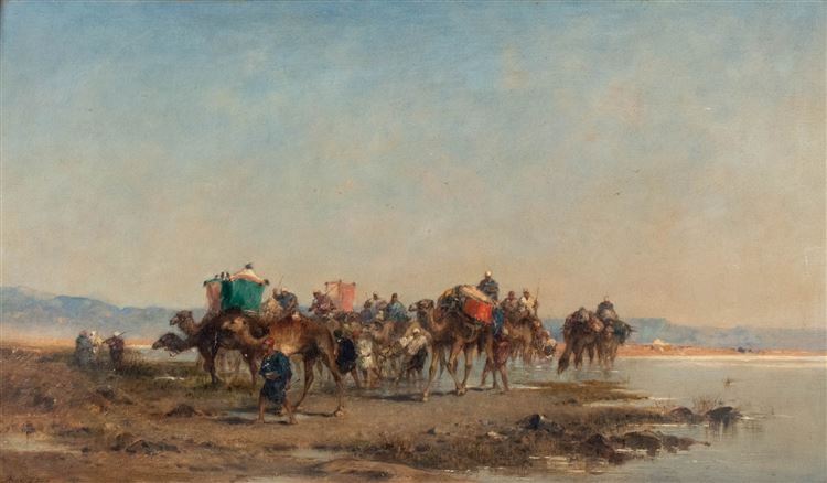 "CARAVANNE" - Narcisse Berchere image 0