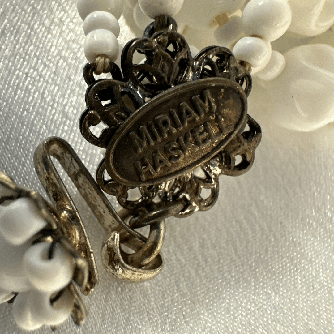 Miriam Haskell Jewelry Vintage Set Of Bracelet and Necklace image 6