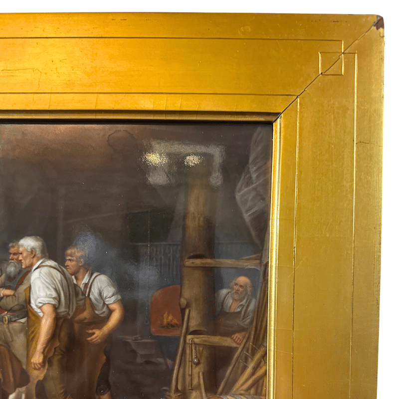 "Vor Den Aufstand 1809 in Tirol" KPM Painted Porcelain Plaque (Height: 10.75" x Width: 12") image 4