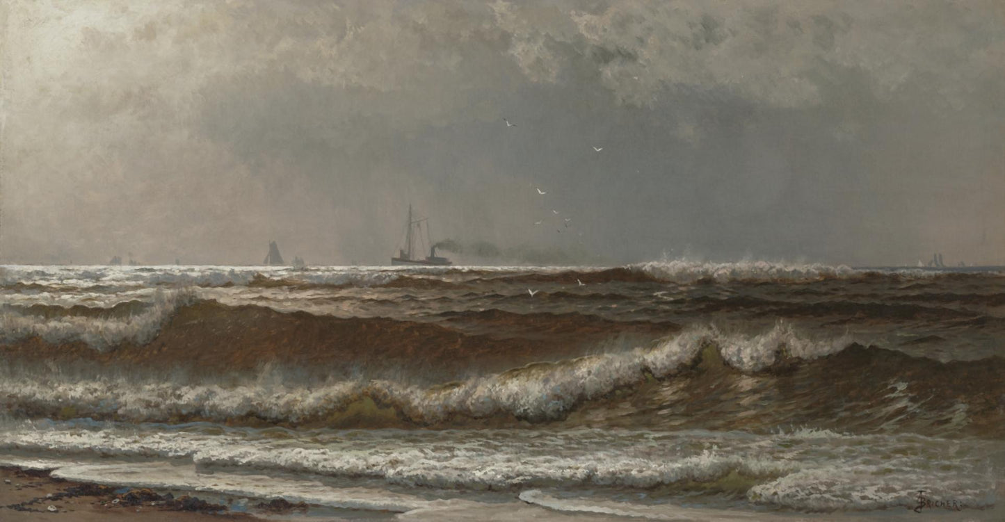 "Rolling Waves" Alfred Thompson Bricher image 0