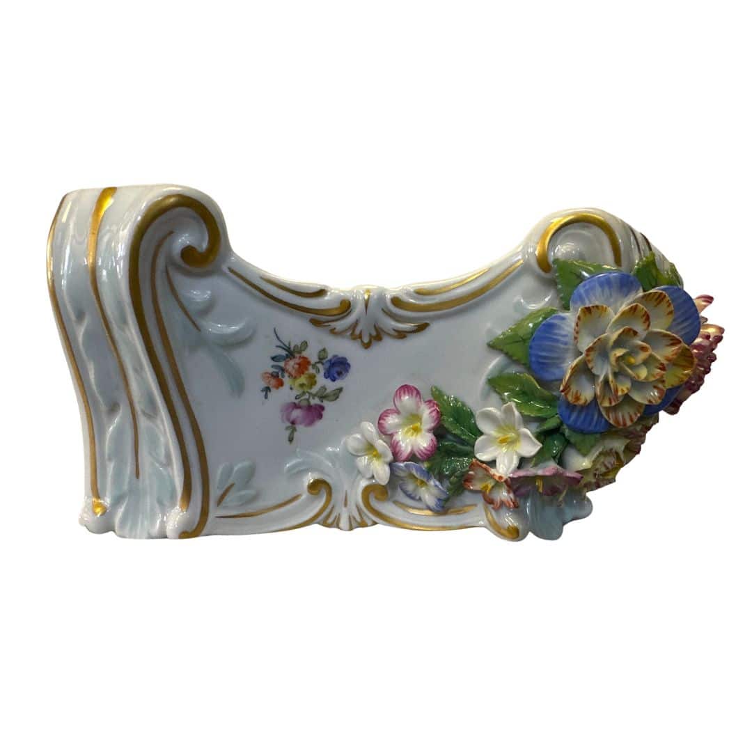 Dresden Antique porcelain Base 19th Century image 3