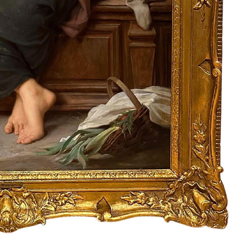 "Mom in Love"  - Emile Munier -Circa 1891 image 5