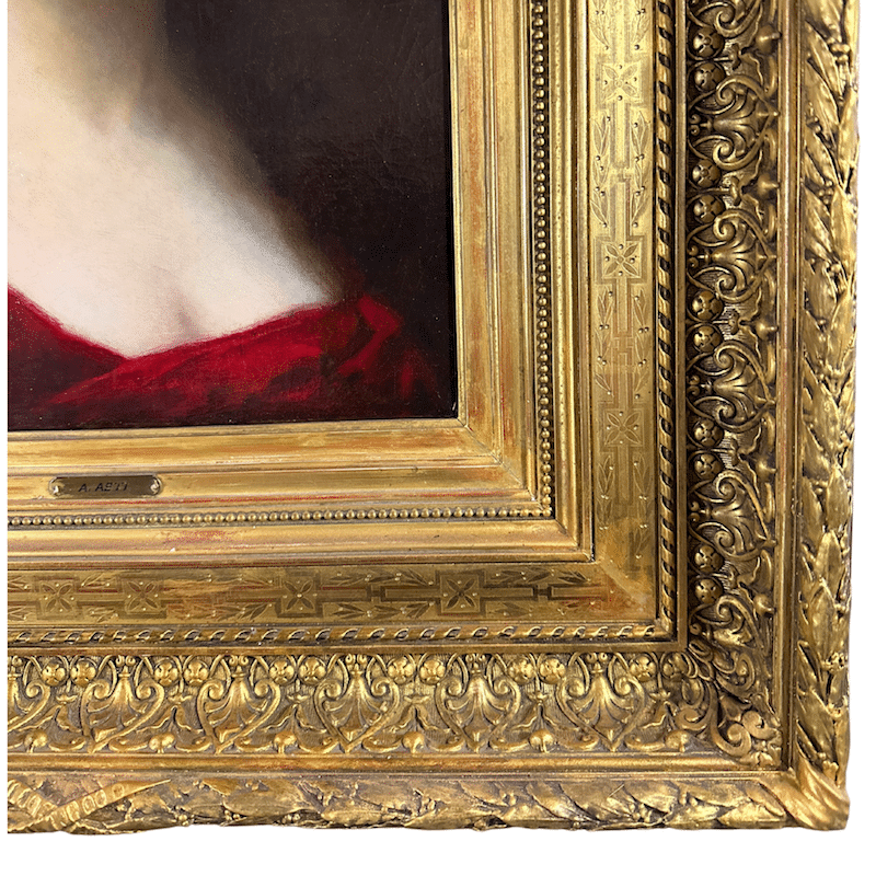 “Gypsy Portrait” Angelo Asti, oil on canvas, 20x13.5" Signed image 6