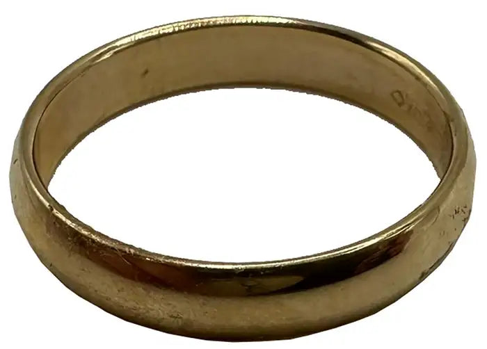 Benchmark 14K Gold Band Ring image 0
