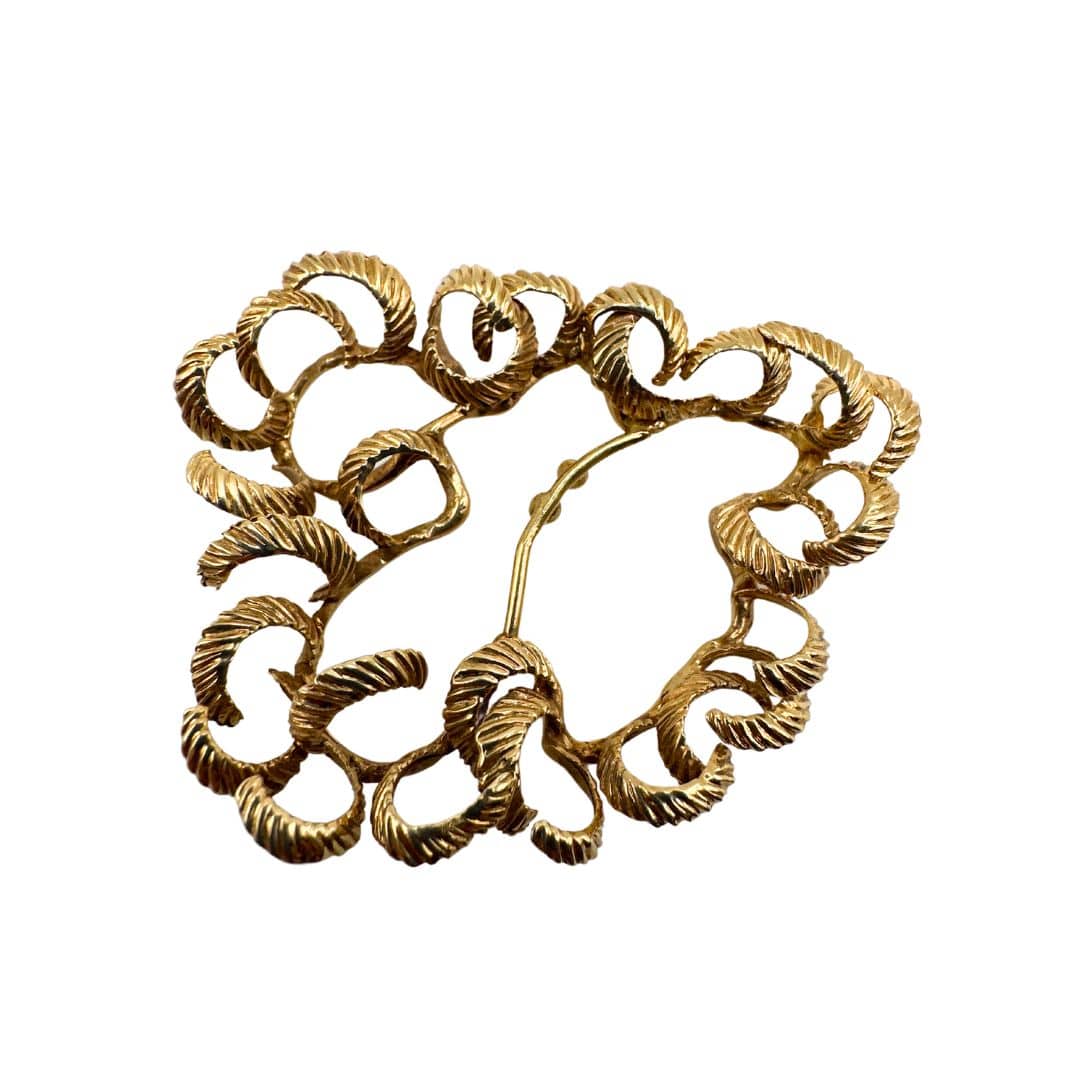Antique Gold and Diamond Brooch - Separated