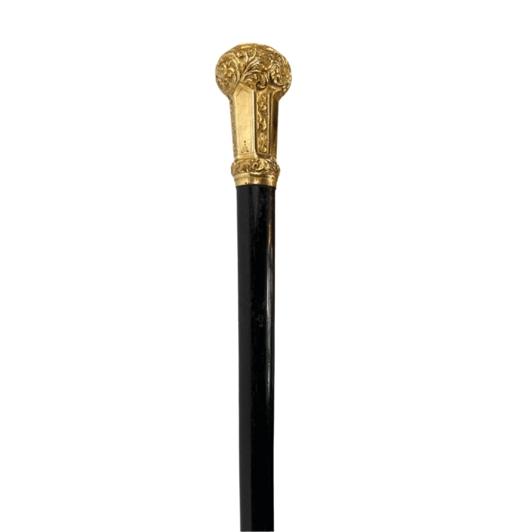 Antique Halifax Cane - Collar Detail