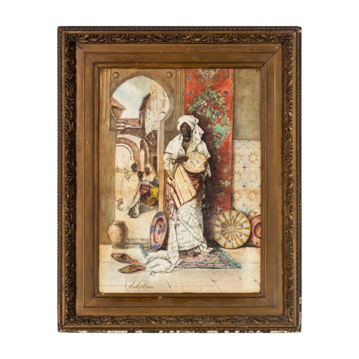Arabian_Charger_Seller_by Antonio Rivas - Full Image with Frame