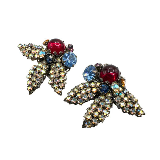 Demario Floral Earring Set - On White Background