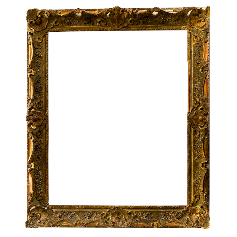 French 19th century Carved Large Antique Frame - Main Image