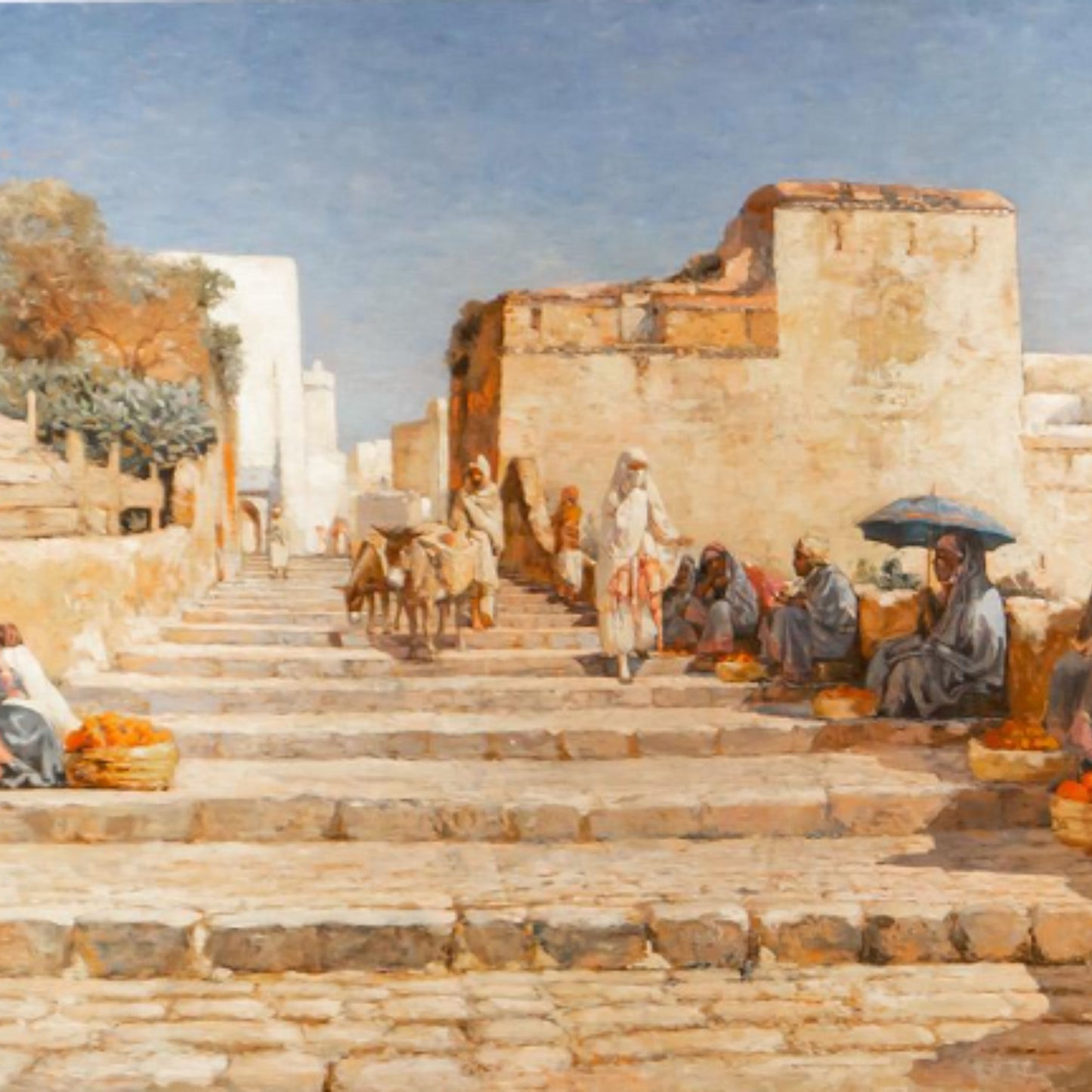 Fruit Sellers Outside the Medina, Algiers
