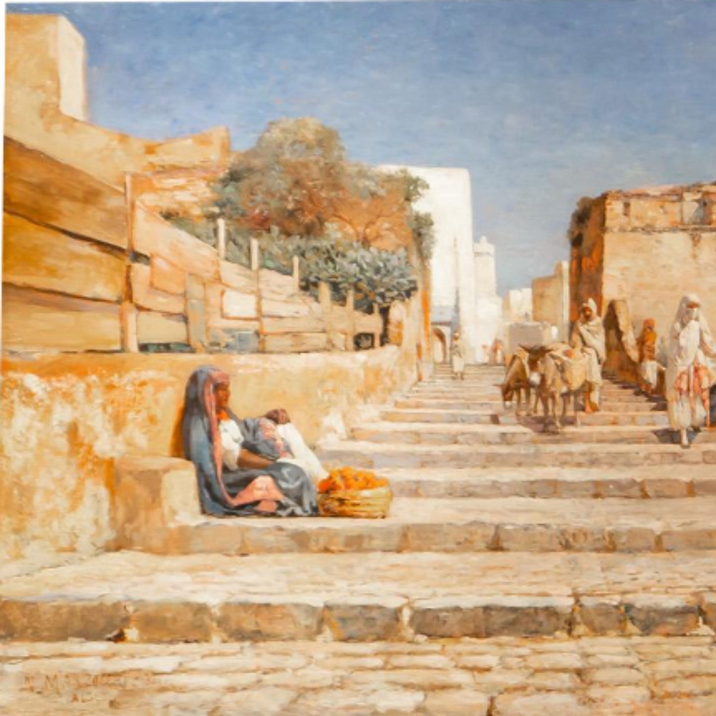 Fruit Sellers Outside the Medina, Algiers
