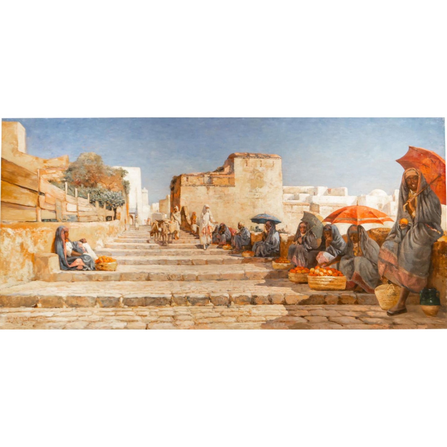 Fruit Sellers Outside the Medina, Algiers