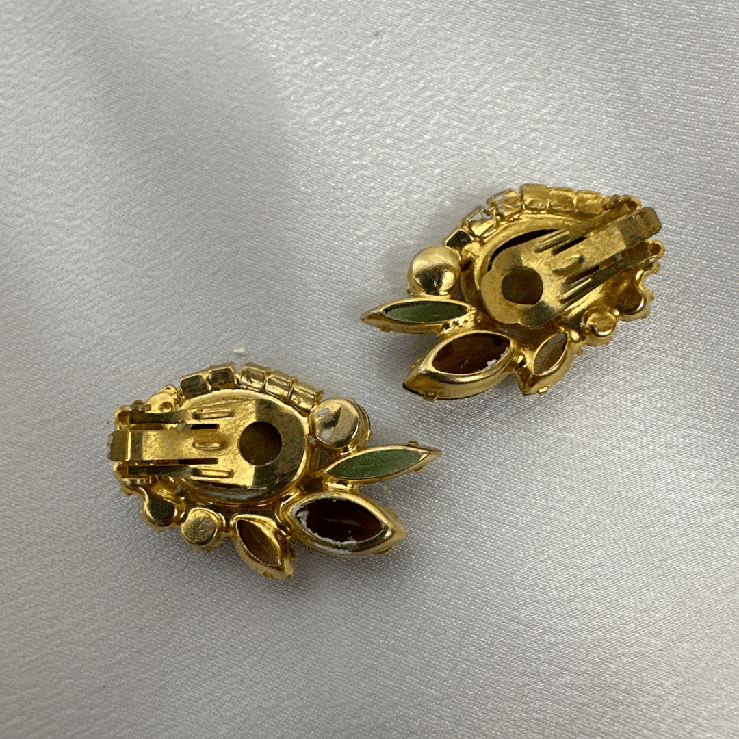 Julianna Line Multi-colored earring set - rear detail