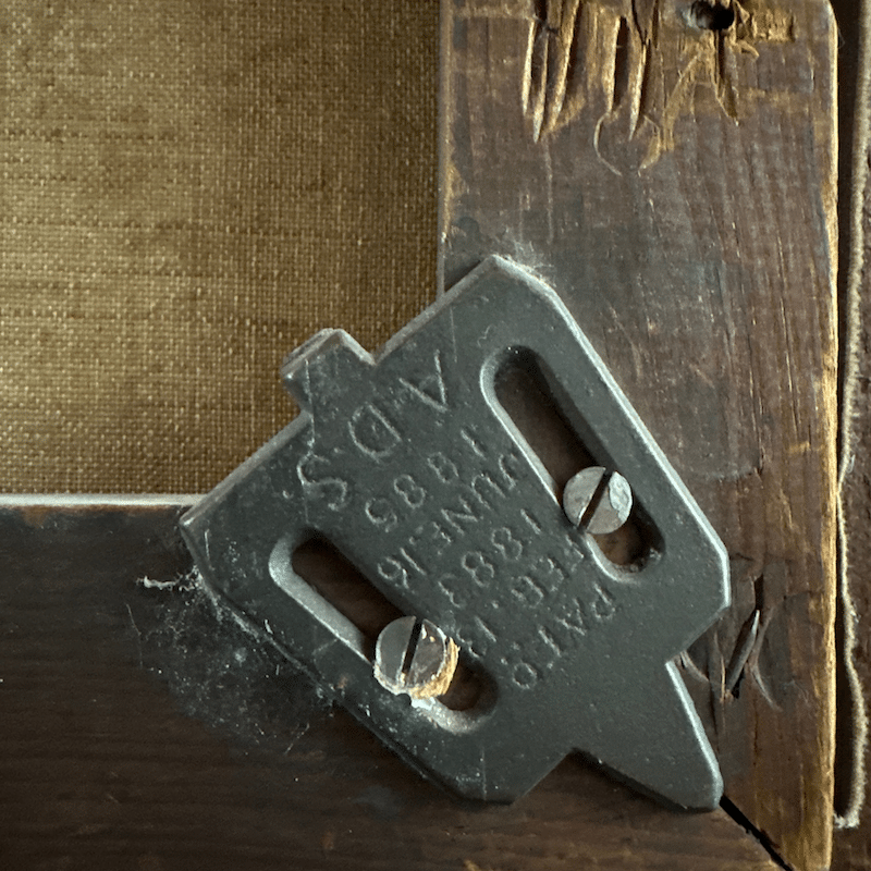 "La Maschera" By  Gaetano Chierici - hardware detail