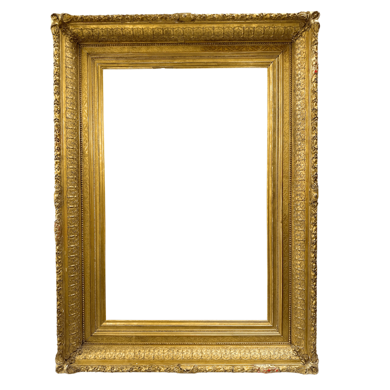 Large American 1880s Gilt Wood Antique Frame - Main Image