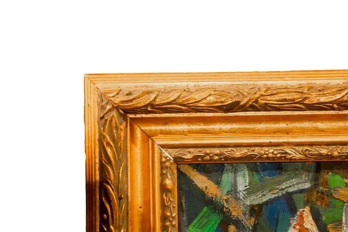 Floral Explosion. Mid-Century Abstract Floral
