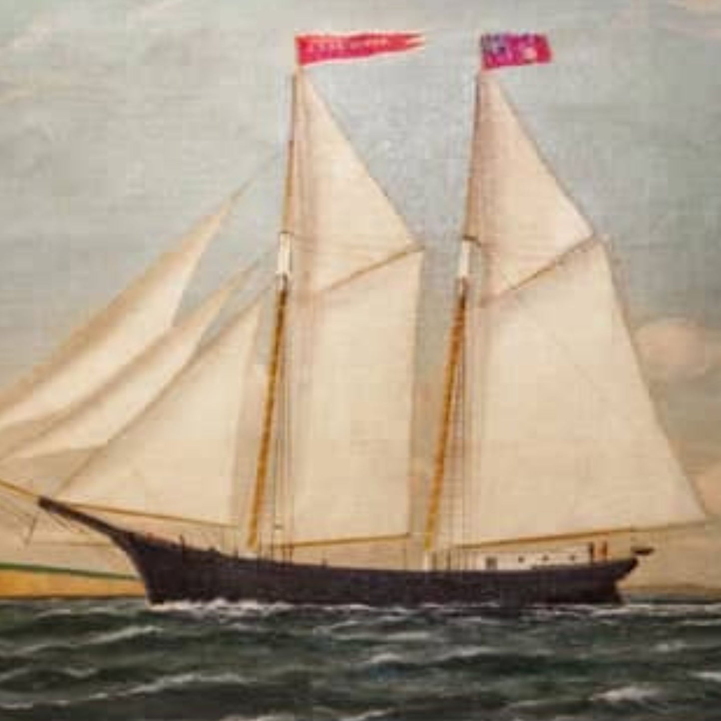 "Portrait of Schooner G. F. Hathaway" by William Pierce Stubbs - Subject Detail