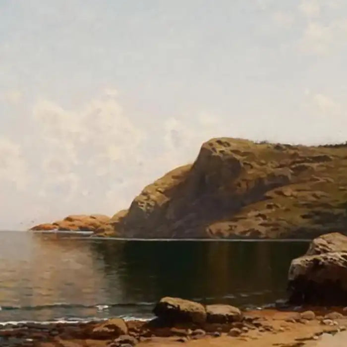 Alfred Thompson Bricher "Summer at the Seashore" Oil on canvas, circa 1880