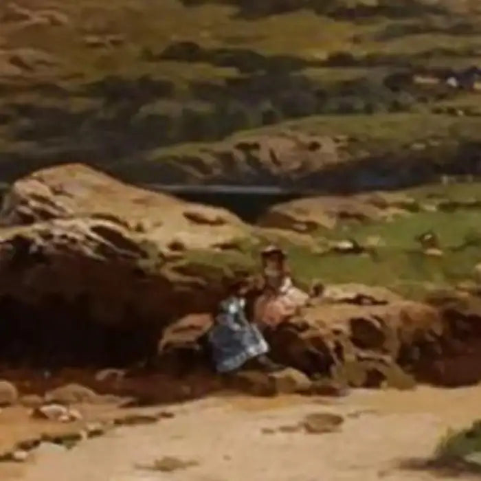 Alfred Thompson Bricher "Summer at the Seashore" Oil on canvas, circa 1880