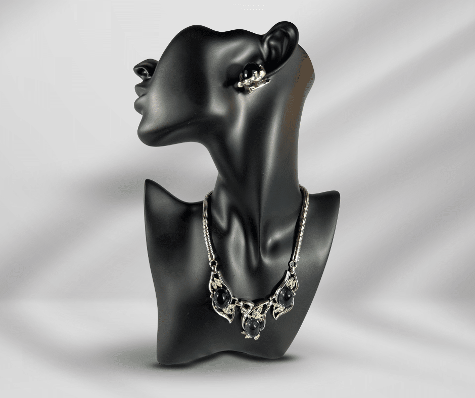 Vintage Trifari Patent Pending Necklace - Part of Set - On Mannequin