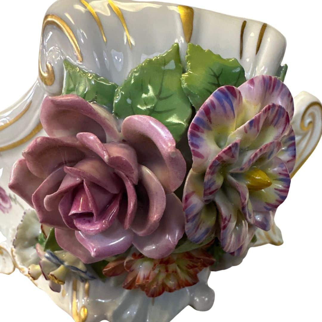 Dresden Antique porcelain Base 19th Century image 6