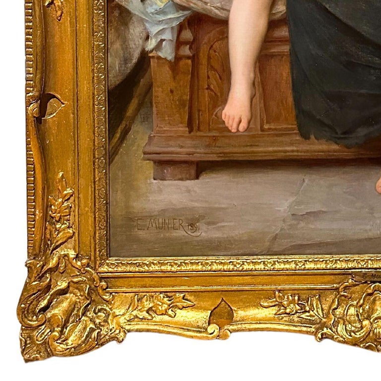 "Mom in Love" - Emile Munier -Circa 1891 image 4