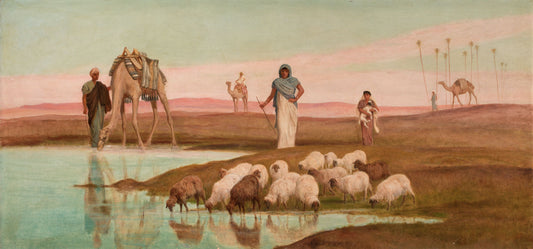 "Pool at the Edge of the Desert" by Frederick Goodall
