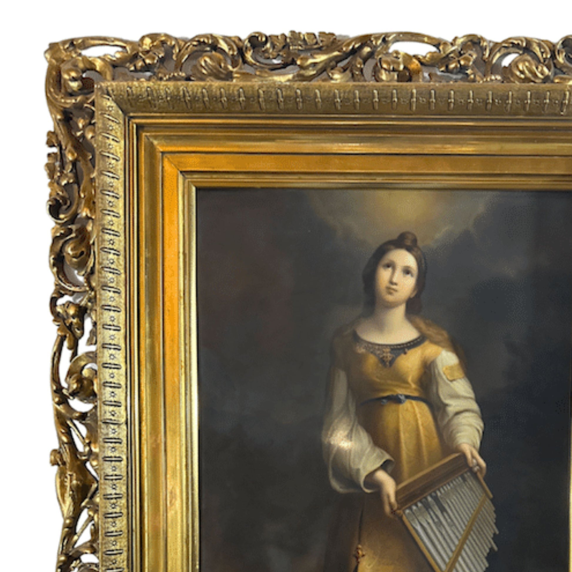 24600 - Exquisite St. Cecilia - Frame Detail - Upper Left