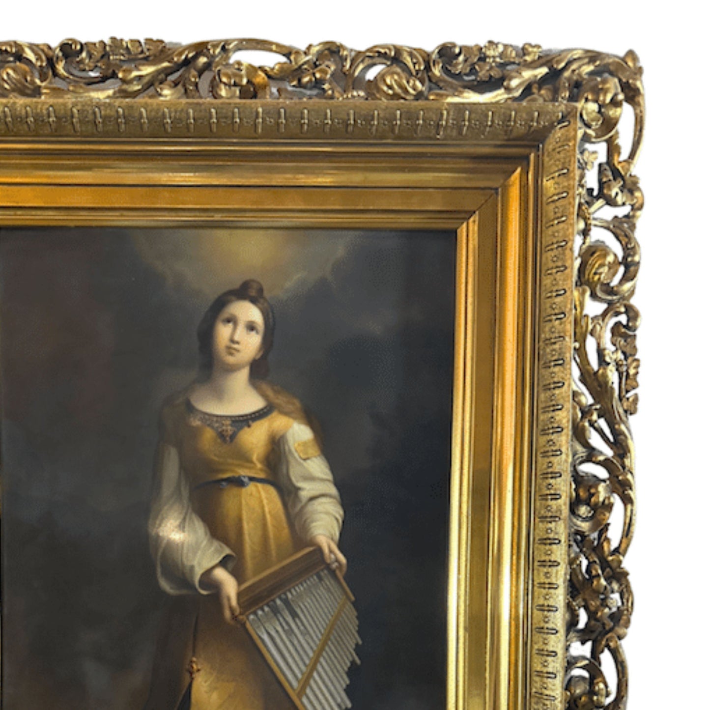 24600 - Exquisite St. Cecilia - Frame Detail - Upper Right