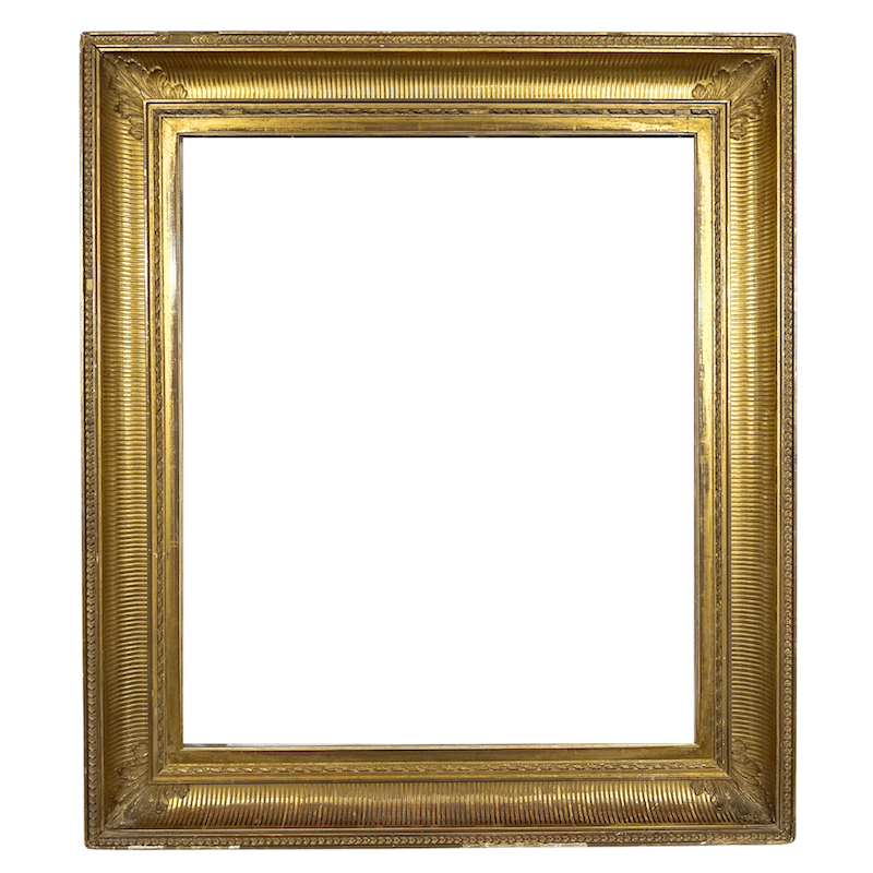 American 1860's Hudson River Antique Frame Antique Painting Gold Frame - Main Image