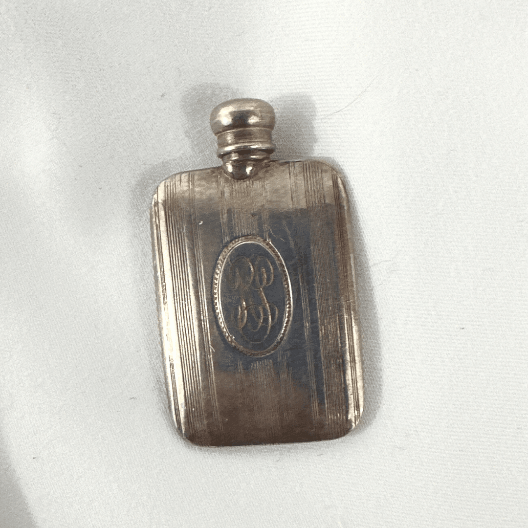 Antique Tiffany & Co Sterling Silver Perfume Container - Timeless Elegance in a Compact Design