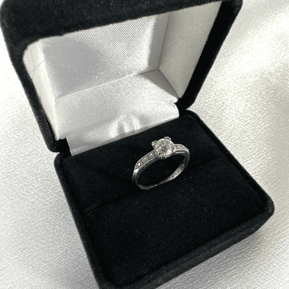 Antique White Gold Ring - in Box