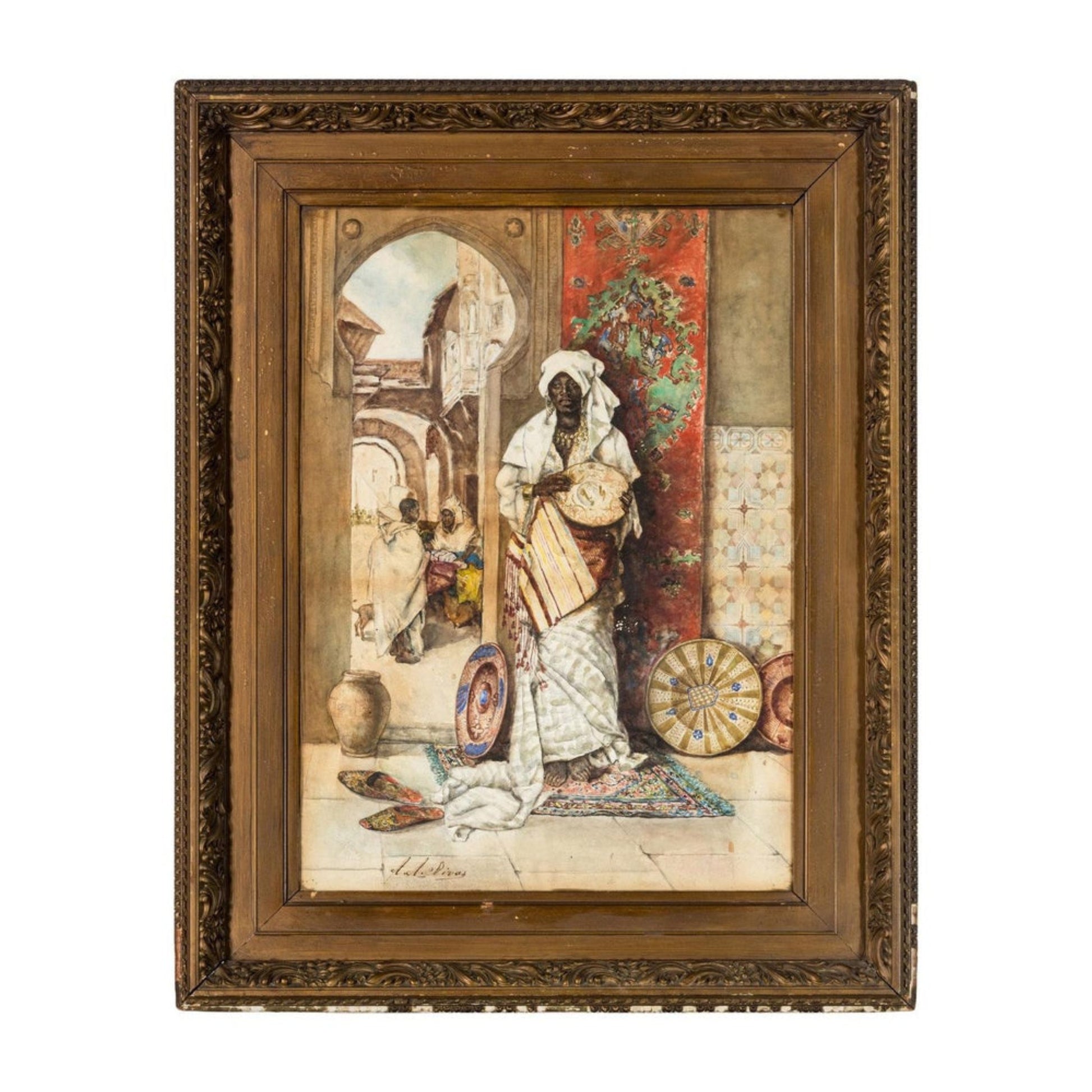 Arabian_Charger_Seller_by Antonio Rivas - Full Image with Frame