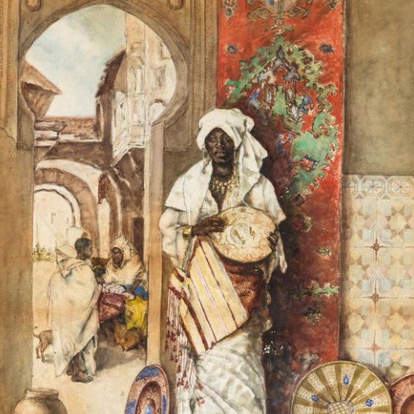 Arabian_Charger_Seller_by Antonio Rivas - Subject detail