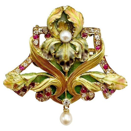 Boucheron Art Nouveau Brooch - Main Image