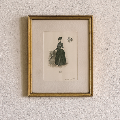 Parisian Fashion Trade Hand Painted Print - Gaillard, Lecomte, and Cie