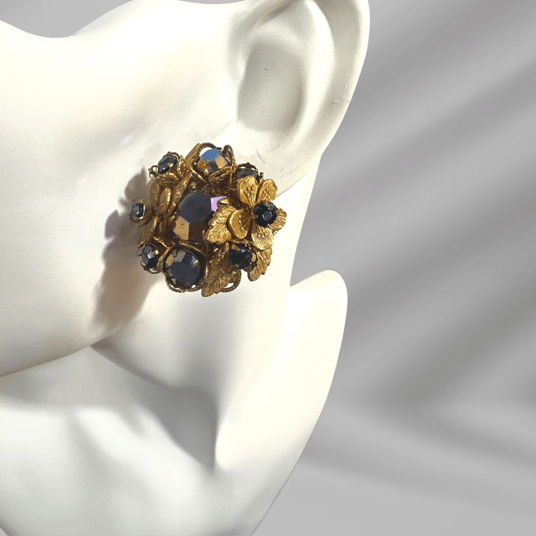 Demario Carnival Earrings - single earring - on mannequin
