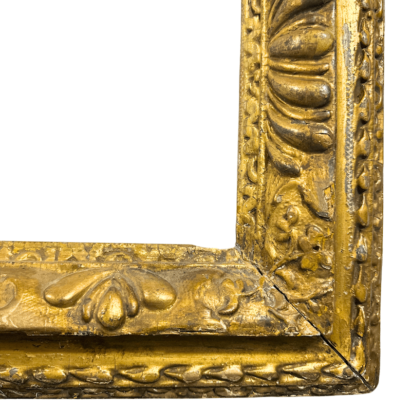 Italian 17th Century Antique Gilt Frame - Lower Right Corner Detail