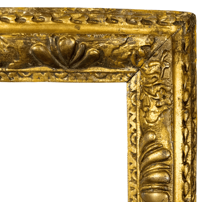 Italian 17th Century Antique Gilt Frame - Upper Left Corner Detail