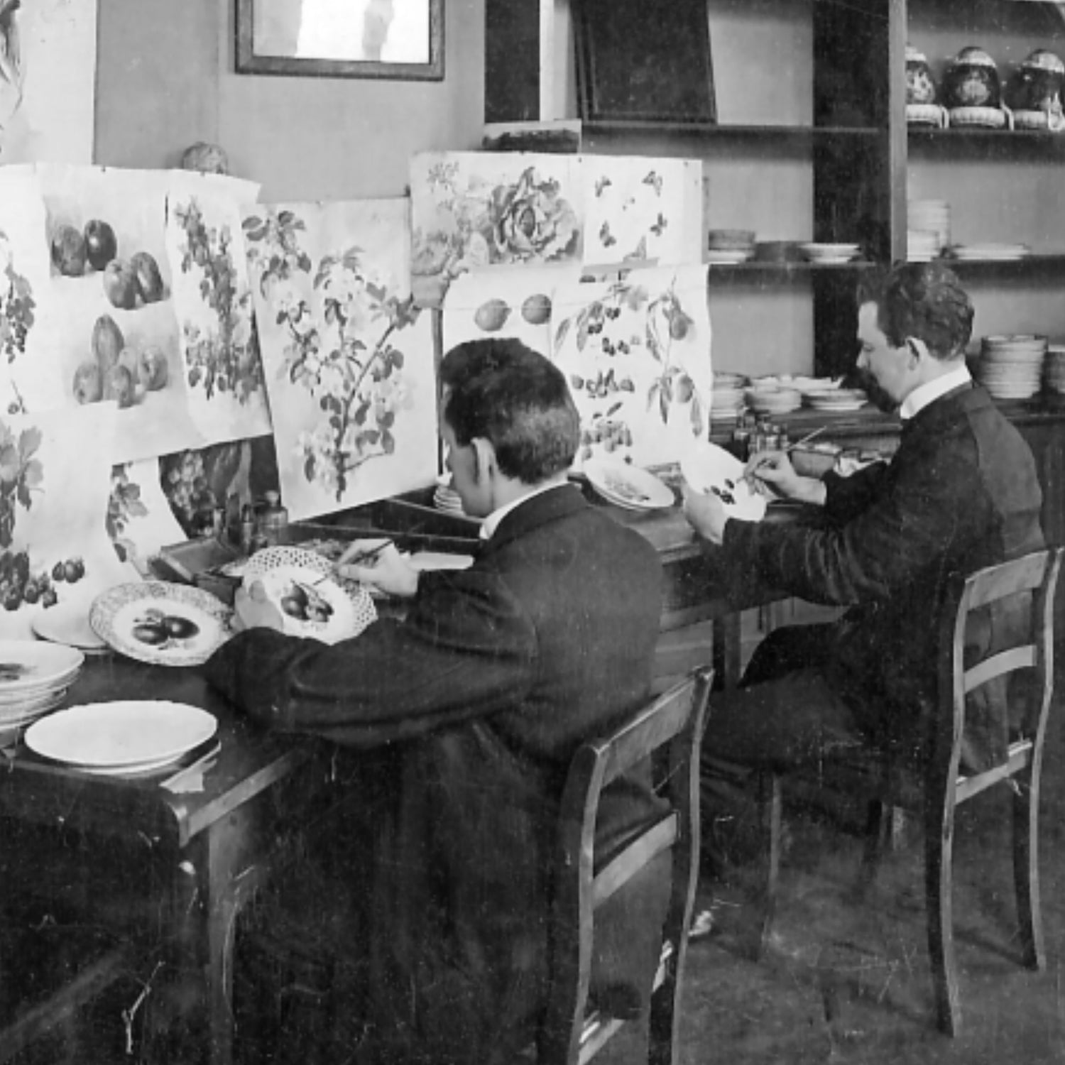 Master Painters in the KPM Factory, Berlin