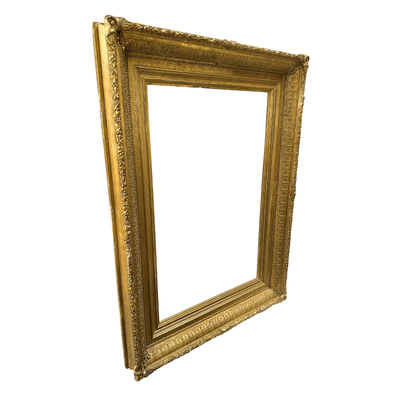 Large American 1880s Gilt Wood Antique Frame - Alternate Image