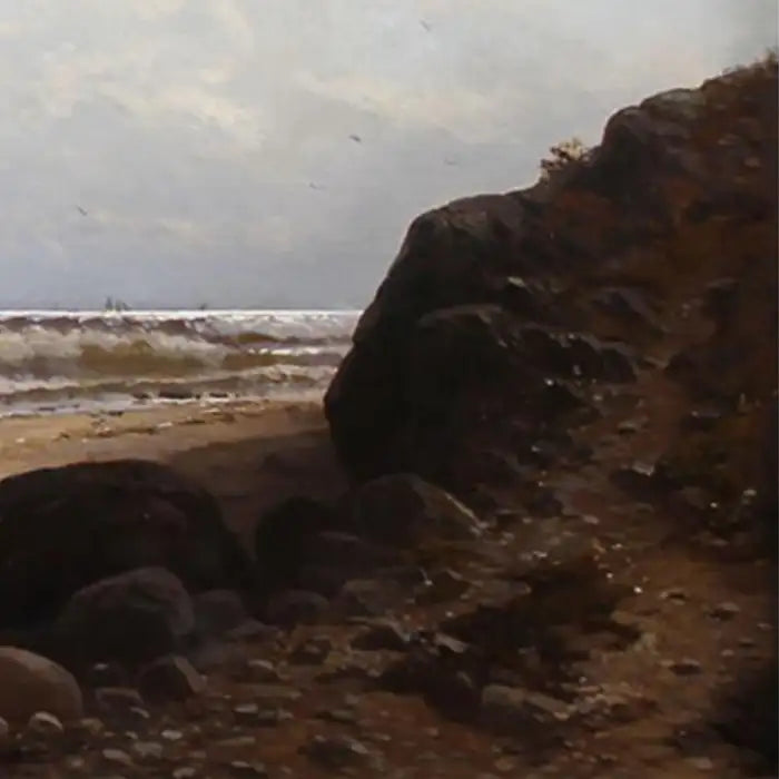 Alfred Thompson Bricher - "Noon at Point Judith" Rhode Island 1877