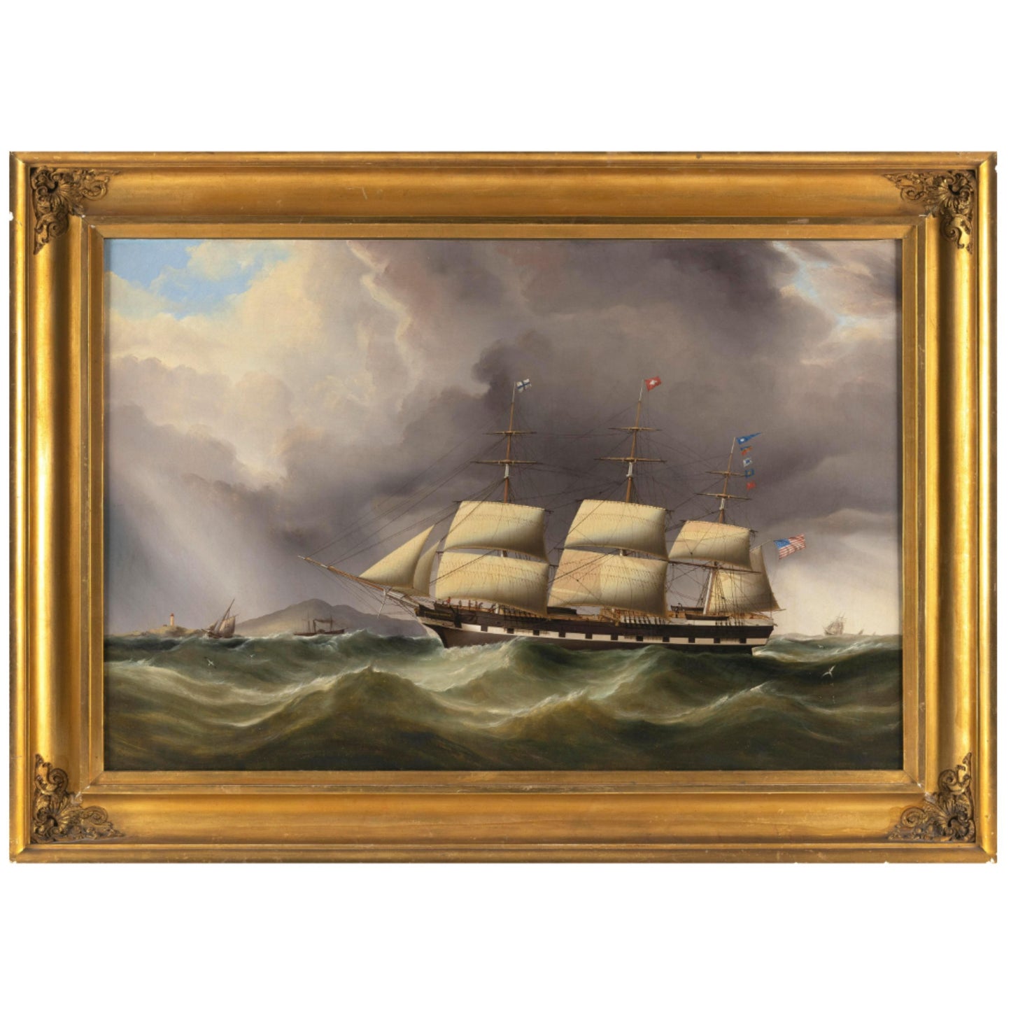 Portrait of the Ship Plymouth Rock