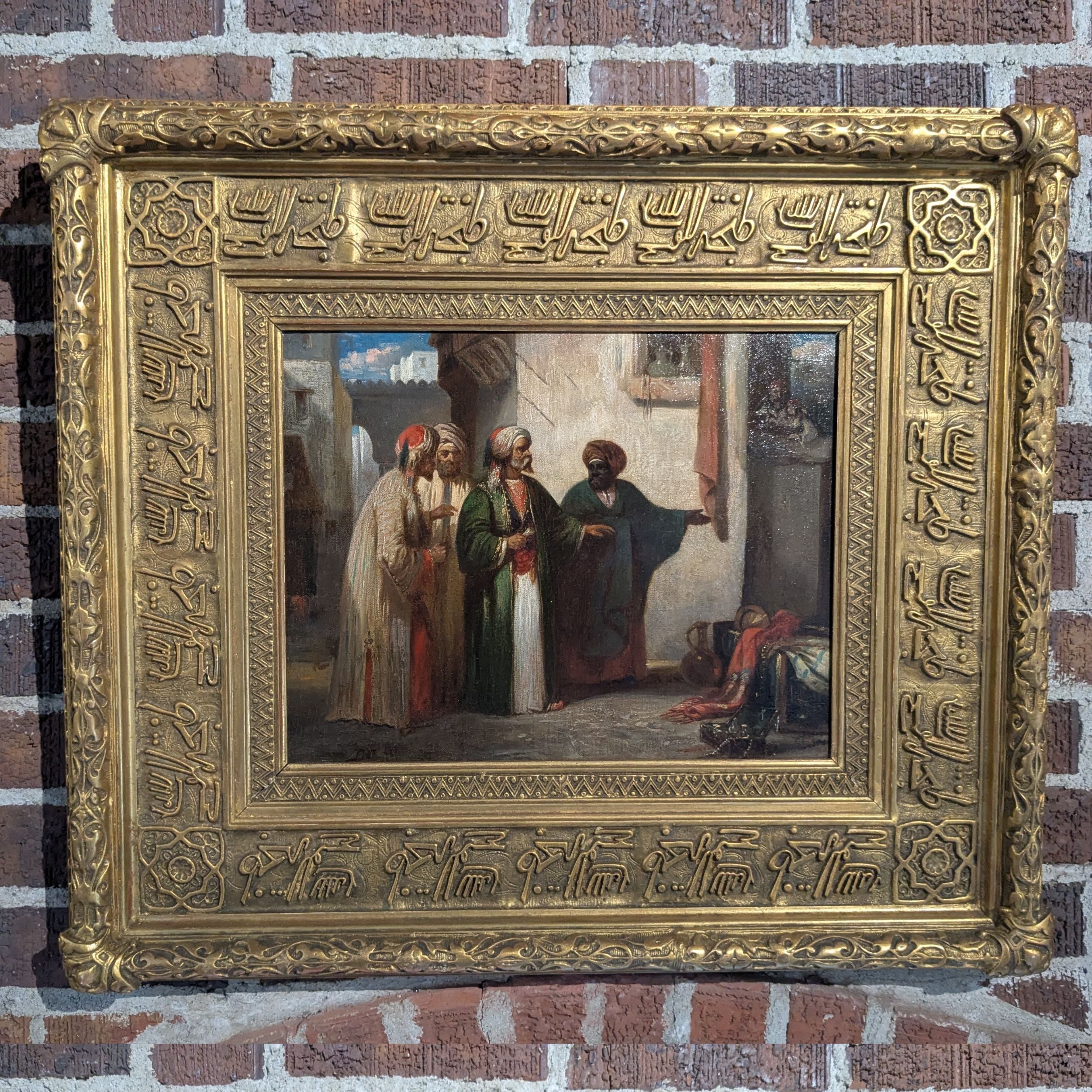 "Scene de Souk" by Alexandre Gabriel Decamps - In Situ