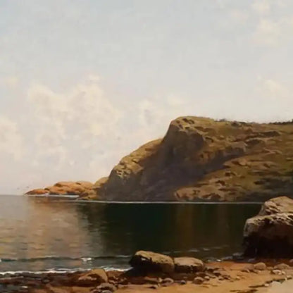 Alfred Thompson Bricher "Summer at the Seashore" Oil on canvas, circa 1880