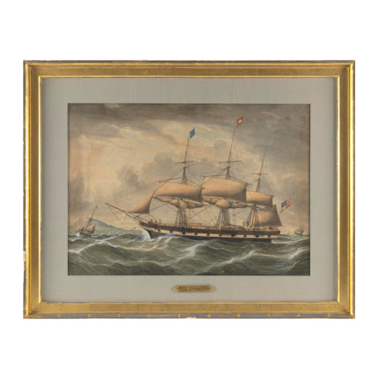 "The Packet Sunbeam" by Duncan McFarlane, with Antique Frame