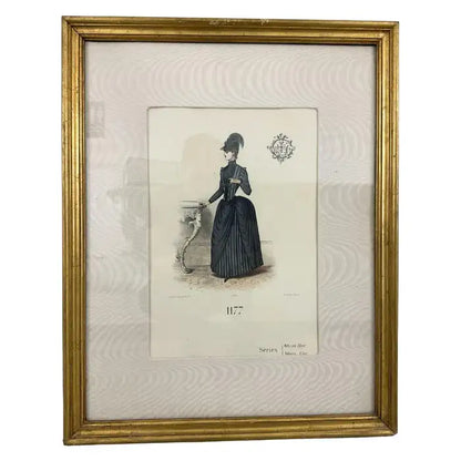 Parisian Fashion Trade Hand Painted Print - Gaillard, Lecomte, and Cie